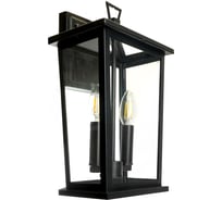 Светильник садово-парковый FERON PL751 на стену вниз 60W E14 230V, черный, 51279