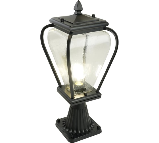 Светильник садово-парковый FERON PL744 на постамент 60W 230V E27, черный, 51275