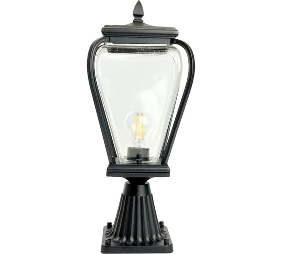 Светильник садово-парковый FERON PL744 на постамент 60W 230V E27, черный, 51275