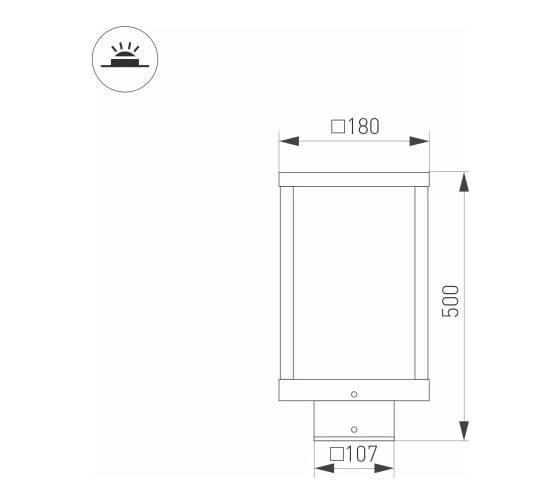 Светильник Arlight LGD-Path-Cub-H500B-12W Warm White 021800 Аркон