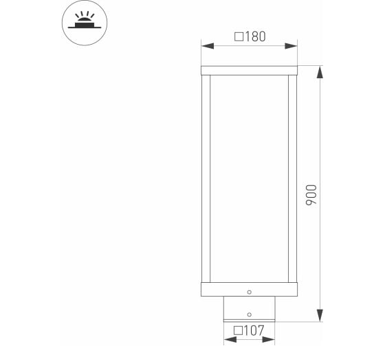 Светильник Arlight LGD-Path-Cub-H900B-12W Warm White 021805 Аркон