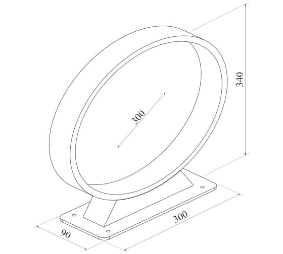 Садово-парковый светильник Elektrostandard 1526 TECHNO LED Noble чёрный a048181