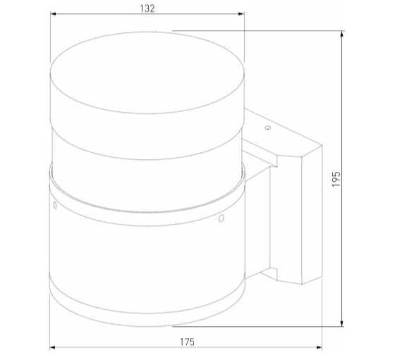 Садово-парковый светильник Elektrostandard 1530 TECHNO LED серый a052247