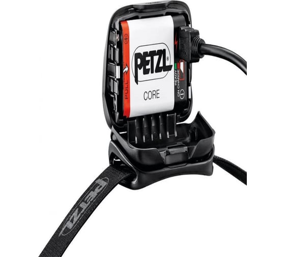 Светодиодный налобный фонарь Petzl Tactikka Core черный, 450 лм, аккумулятор E099HA00
