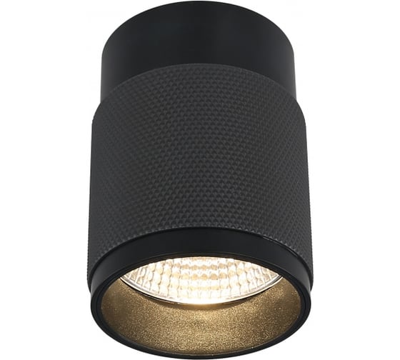 Накладной светодиодный светильник iLEDEX Delta 1955-10W-3000K-36 BK+GRP