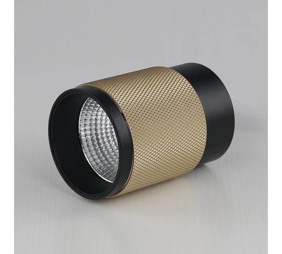 Накладной светодиодный светильник iLEDEX Delta 1955-10W-3000K-36 BK+BR