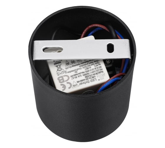 Накладной светодиодный светильник iLEDEX Metrica 108-7W-D80-4000K-24DG-BK