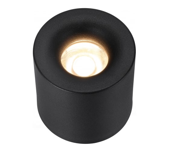 Накладной светодиодный светильник iLEDEX Metrica 108-7W-D80-3000K-24DG-BK 1