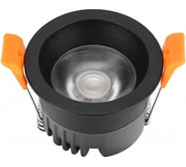 Встраиваемый светодиодный светильник iLEDEX Mars 107-7W-D64-3000K-24DG-BK