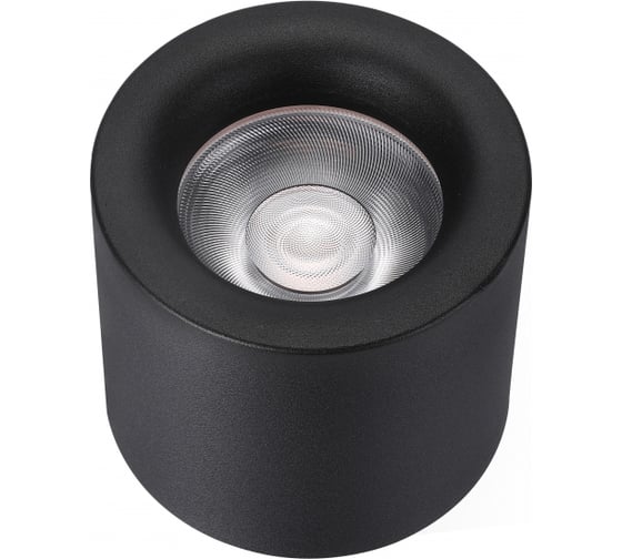 Накладной светодиодный светильник iLEDEX Metrica 113-12W-D100-3000K-24DG-BK