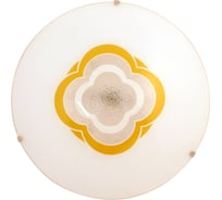 Светильник ЭЛЕТЕХ Колорика Клевер 300 LED 24 M02 мат.бел.-желт.-кристал. 300х80, 24Вт 4000К/ ИУ 1030450467