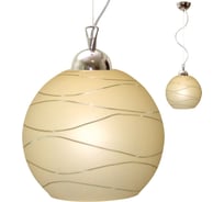 Светильник ЭЛЕТЕХ Лайн сфера НСБ 72-60 М55 шампань матовый, трос, корпус металлик ИУ 1005251191