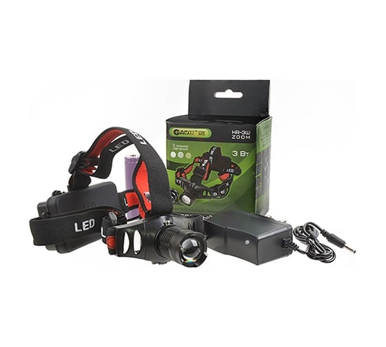 Налобный фонарь Garin LUX HR-3W Zoom BL1 12613