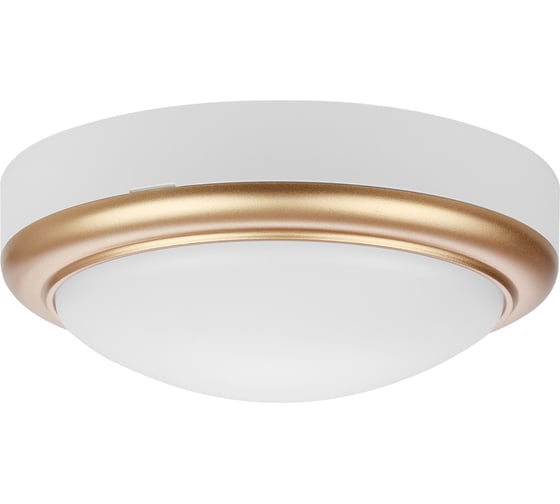 Светильник накладной LED ДПО TDM ELECTRIC АнтареС 15Вт 6500К круг 180x66 мм мат.золото IP54 TDM SQ0354-0026 1