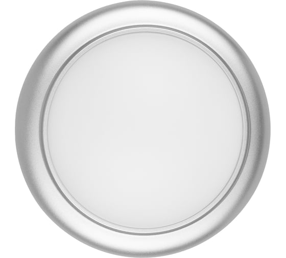 Светильник накладной LED ДПО TDM ELECTRIC Антарес 8Вт 6500К круг 140x58 мм мат.серебро IP54 TDM SQ0354-0022
