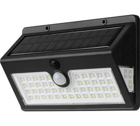 Светильник настенный TDM ELECTRIC "Феникс 2" на солн. батарее с датч. движ., 2 Вт, IP65, пластик, черн., TDM SQ0330-0177