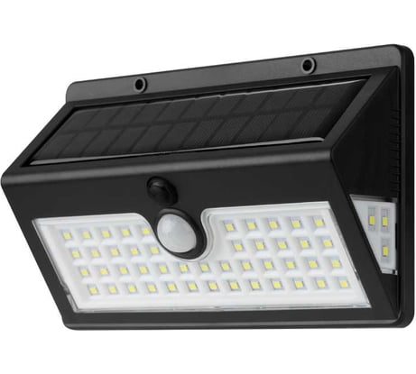Светильник настенный TDM ELECTRIC "Феникс 2" на солн. батарее с датч. движ., 2 Вт, IP65, пластик, черн., TDM SQ0330-0177