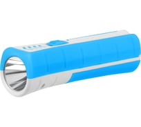 Фонарь TDM ELECTRIC Радуга аккум., 1 Вт SMD + 5 SMD, 28 лм, Li-Ion 2,8 А ч, 230 В, голубой, Народная SQ0350-0205