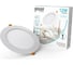 Светильник Gauss Basic Downlight круг 12W 1000m 4000K 170-260V IP20 145x26 белый LED 9030420212 3