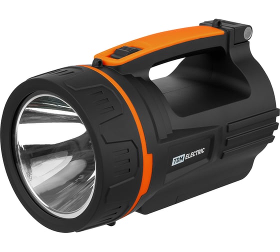 Фонарь светодиодный прожектор TDM ELECTRIC 13, аккумуляторн., 10 Вт LED+24 SMD, 1150 лм, SLA 3,5 А ч, 230 В, TDM SQ0350-0102 1