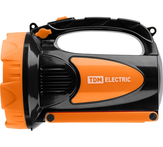 Фонарь светодиодный прожектор TDM ELECTRIC 14, аккумуляторный, 5 Вт LED+21 SMD, 1150 лм, SLA 2,5 А*ч, 230 В, TDM SQ0350-0103
