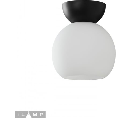 Потолочный светильник iLAMP Mono C6079-1 BK+WH