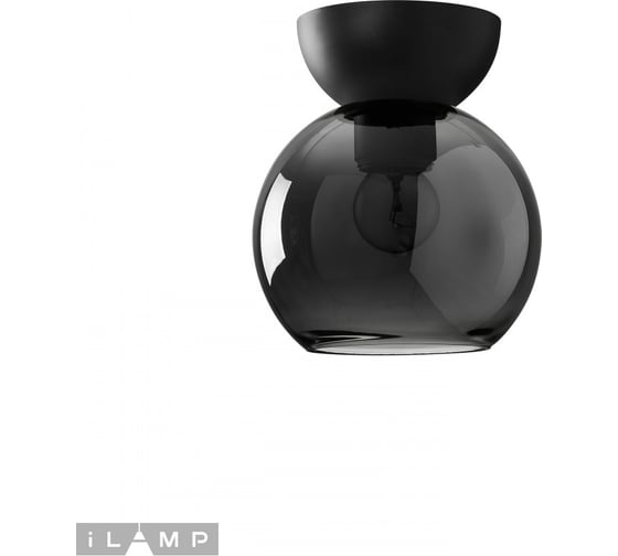 Потолочный светильник iLAMP Mono C6079-1 BK+SM