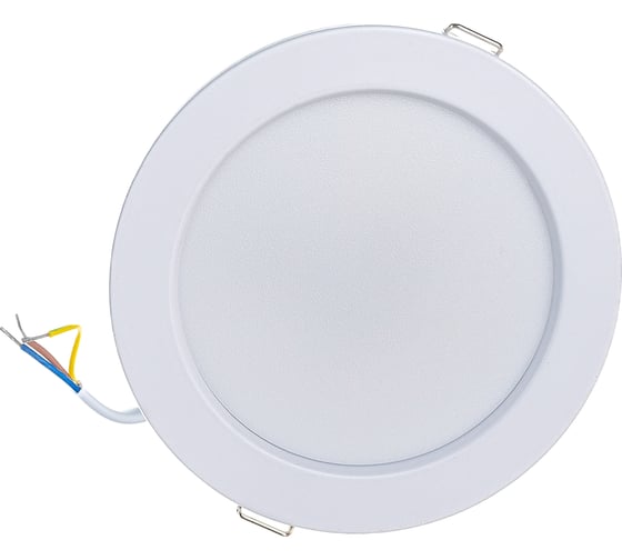 Светильник IEK ДВО 1612, LED, белый, круг, 9Вт, 3000К, IP20 LDVO0-1612-09-3000-K01