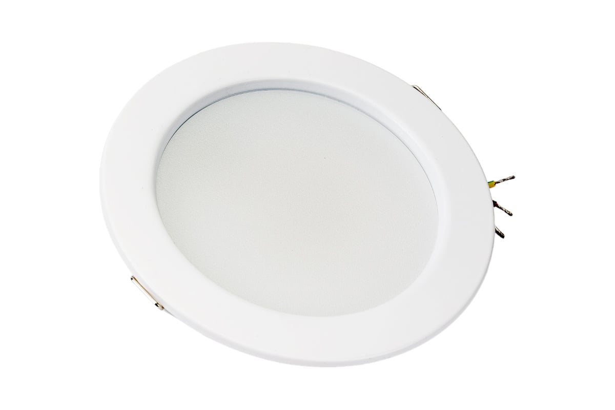 Светильник IEK ДВО 1612, LED, белый, круг, 9Вт, 4000К, IP20 LDVO0-1612 ...