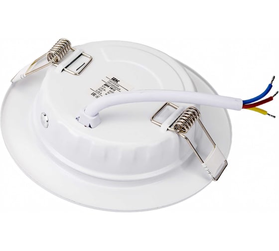 Светильник IEK ДВО 1612, LED, белый, круг, 9Вт, 4000К, IP20 LDVO0-1612-09-4000-K01