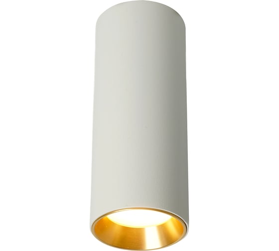 Светильник потолочный FERON ML101 Barrel MR11 GU10 35W 230V, белый + золото, 51378