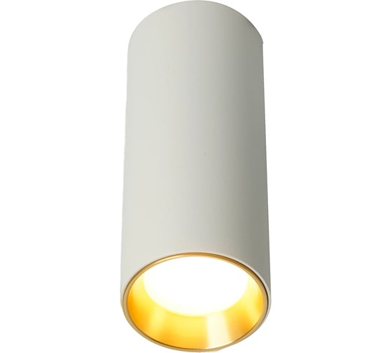 Светильник потолочный FERON ML101 Barrel MR11 GU10 35W 230V, белый + золото, 51378