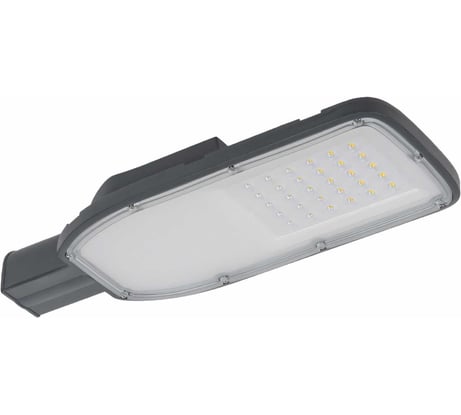 Светильник IEK ДКУ 1004-50Ш, LED, 3000К, IP65, серый LDKU1-1004-050-3000-K03