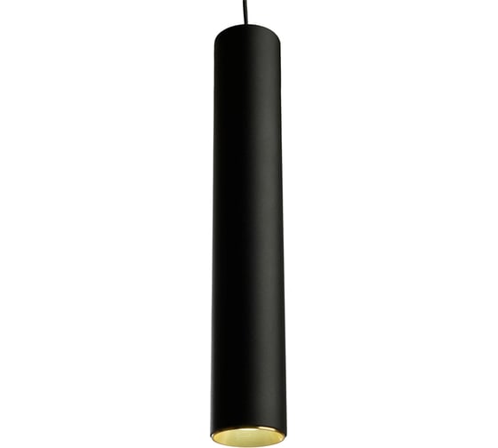 Светильник потолочный FERON ML1018 Barrel levitation на подвесе MR11 35W 230V, черный + золото 40x250 , 51387