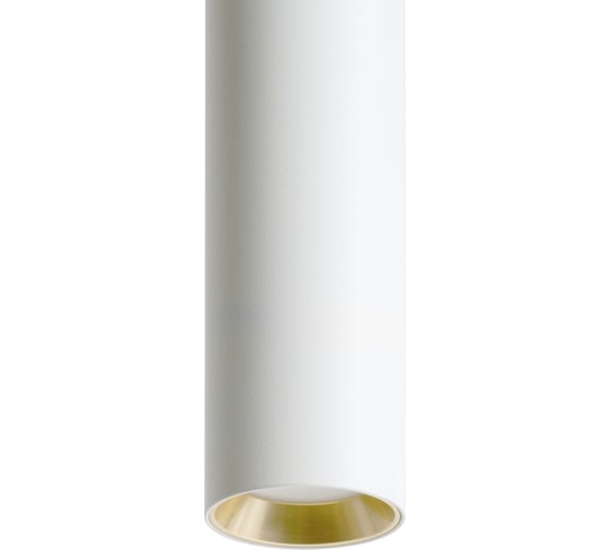 Светильник потолочный FERON ML1018 Barrel levitation на подвесе MR11 35W 230V, белый + золото 40x250 , 51386
