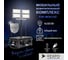 Уличный светодиодный прожектор на штативе в пластиковом кейсе REXPO -MOK/130 LED 6500K 4*50Вт 12В IP65 -МОК/130 РЭК-МОК/130 2