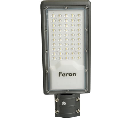 Уличный светодиодный светильник FERON SP3032, консольный, 50W, AC230V, 50Hz, цвет черный, IP65, 32577