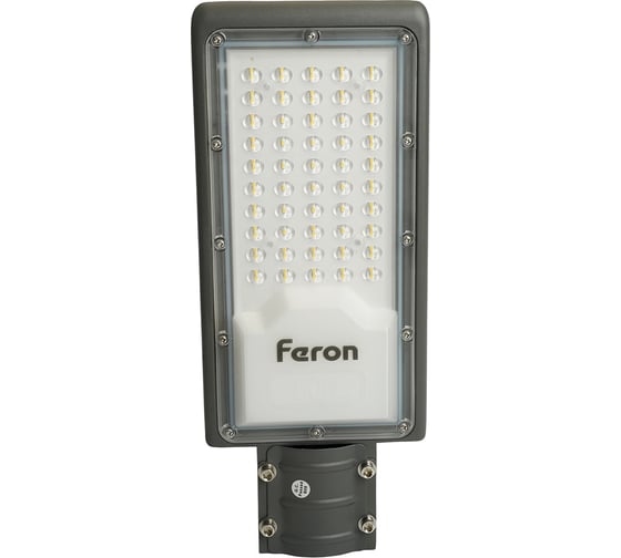 Уличный светодиодный светильник FERON SP3032, консольный, 50W, AC230V, 50Hz, цвет черный, IP65, 32577