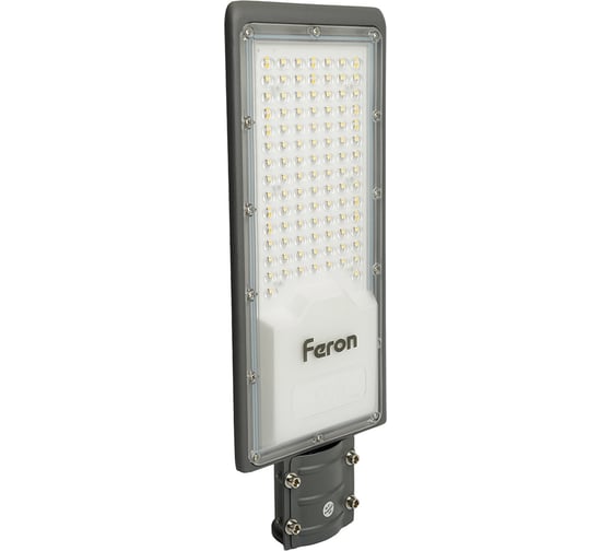 Уличный светодиодный светильник FERON 100W AC230V/50Hz цвет серый IP65, SP3033 32578