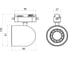 Потолочный светильник Elektrostandard Ogma, белый GU10 MRL 1005 a047371 2