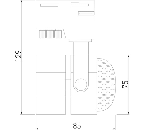 Потолочный светильник Elektrostandard Robi черный GU10 MRL 1004 a047355