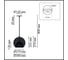 Светильник подвесной LUMION E27 1*60W LEONELA 8052/1А 8