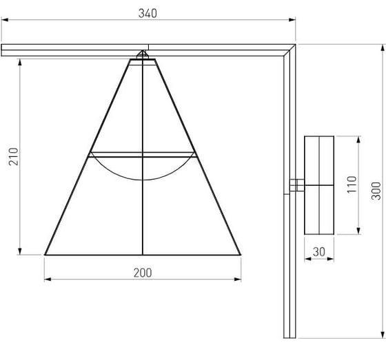 Светильник садово-парковый со светодиодами Elektrostandard Bevel 35184/D черный a068471