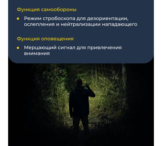 Фонарик HOTO Flashlight Tactics 2300 (серебристый, QWSDT005) HOE0010GL