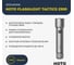 Фонарик HOTO Flashlight Tactics 2300 (серебристый, QWSDT005) HOE0010GL 2
