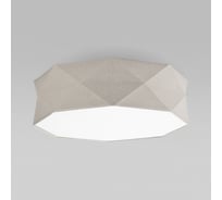 Потолочный светильник TK Lighting с тканевым абажуром 6195 Kantoor Nature белый a059803