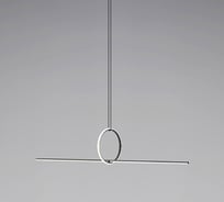 Подвесной светодиодный светильник iLEDEX ZOOM 10339P/A2-35W-3000K BK-WH