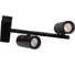 Трековый светодиодный светильник Jazzway MTR16 2320B 2X10w 4000K 36 град BL (чёрный) IP20 низковольтный 5056695 2