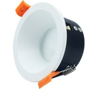 Светильник встраиваемый ST LUCE белый GU10 1*50W IP65 D85xH53 220V без ламп ST256.508.01