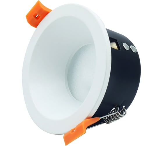 Светильник встраиваемый ST LUCE белый GU10 1*50W IP65 D85xH53 220V без ламп ST256.508.01 1
